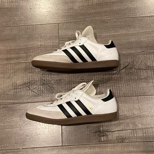 Adidas White Samba - Mens US 9